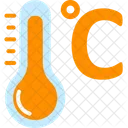 Celsius Temperature Thermometer Icon