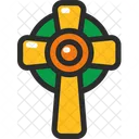 Celtic Cross St Patrick Day Irish Icon