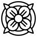 Celtic Flower Ireland Flower Icon