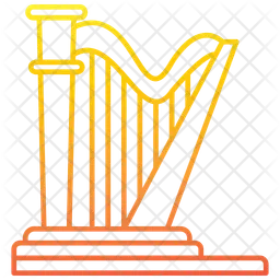 Celtic harp  Icon