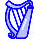 Celtic Harp St Patrick Day Calendar Icon
