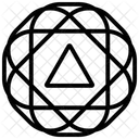 Celtic Knot Line Icon Symbol