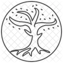 Celtic Tree Of Life Thinline Icon Icon