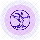 Celtic Tree Of Life Line Icon Icon