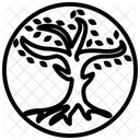Celtic Tree Of Life Line Icon Icône