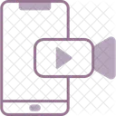 Gravacao De Video Smartphone Dispositivo Ícone
