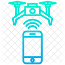 Drone Drone De Controle Movel Alcance Remoto Ícone