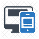 Celular Tela Compartilhamento De Arquivos Ícone