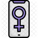 Celular Comunicacao Feminismo Icon