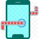 Celular Telefone Verme Icon