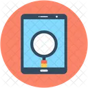 Celular Pesquisa Lupa Icon