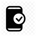 Celular Verificado Verificacao De Celular Dispositivo Verificado Ícone