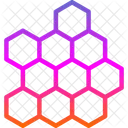 Celulas Pente Hexagono Ícone