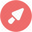 Cement Trowel Hand Icon