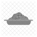 Cement Tray Plate Icon