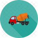 Cement Mixer Truck Icon