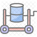 Cement Bricklayer Construction Icon