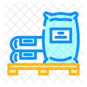 Bag Pallet Cement Icon