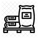 Bag Pallet Cement Icon