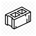Block Cement Concrete Icon