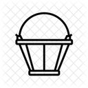 Bucket Cement Concrete Icon