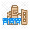 Factory Cement Production Icon