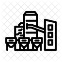 Factory Cement Production Icon