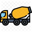 Cement Concrete Truck Icon