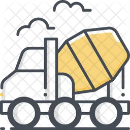 Cement Mixer  Icon