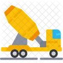 시멘트 믹서 트럭  아이콘