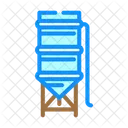 Silo Cement Production Icon