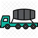 Construction Truck Concrete Mixer Icon