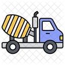 Cement Truck Construction Truck 아이콘