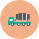 Construction Truck Concrete Mixer Icon