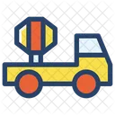 Cement Truck Worker Project Icon