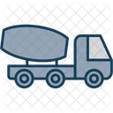 Construction Truck Concrete Mixer Icon