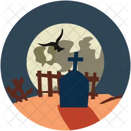 Cementerio de halloween  Icono