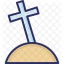 Cemetery Cross Death Icon