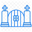 Cemetery gates  Icon