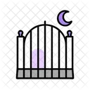 Cemetery Gates Iron Dark Icon