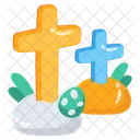 Cemetery Calvary Graveyard Icon