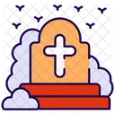 Cemetery Grave Graveyard Icon