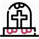 Cemetery Graveyard Burial Icon