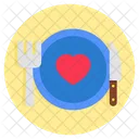 Cena Vajilla Cubiertos Icon