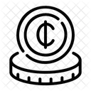 Cent Munze Digital Symbol