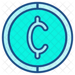 Cent Symbol  Icon