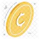 Moeda De Centavo Criptomoeda Criptografia Icon