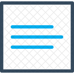 Center Align Icon - Download in Dualtone Style