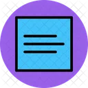 Center Align Fluent Textbox Icon