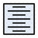 Center Text Align Icon